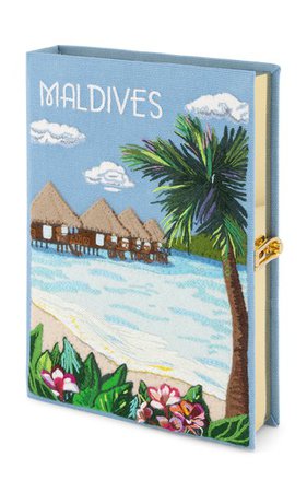 Maldives Book Clutch By Olympia Le-Tan | Moda Operandi