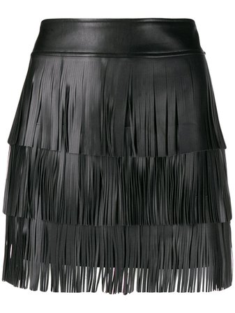Liu Jo Fringed Mini Skirt | Farfetch.com