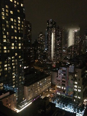 At night, from my hotel window, so beautiful!! literally can't believe my eyes. - Picture of Row NYC Hotel, New York City - TripAdvisor