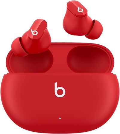 Beats Studio Buds – True Wireless Noise Cancelling Earbuds – Compatible with Apple & Android, Built-in Microphone, IPX4 Rating, Sweat Resistant Earphones, Class 1 Bluetooth Headphones - Red : Electronics