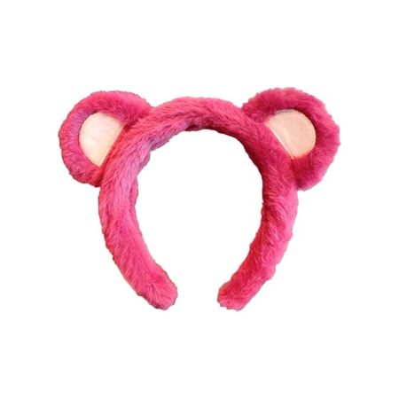 Amazon.com: ZHOUMEIWENSP Bear Ears Cute Headband Fluffy Hairband, Animal Head Wear for Party Celebrations Cosplay Dress up Costume Makeup Washing Face Kids Adults Women Gift (Rose red) : Clothing, Shoes & Jewelry