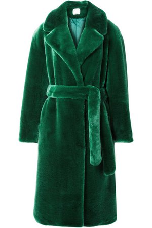 Tibi | Luxe oversized faux fur coat | NET-A-PORTER.COM