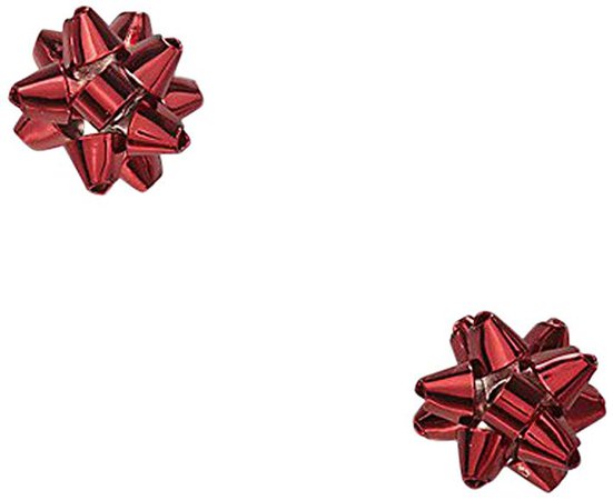 Amazon.com: Kate Spade New York Bourgeois Bow Stud Earrings (Red): Jewelry