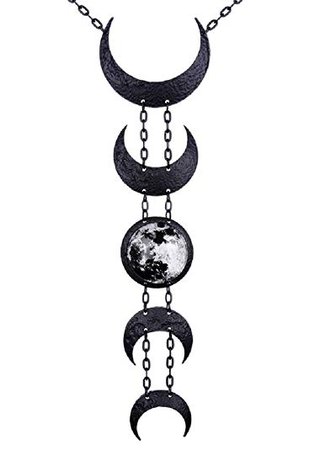 Restyle Lunar Black Necklace: Jewelry