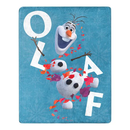 Disney Frozen 2 Blue Olaf Silk Touch Throw Blanket, 40" x 50" - Walmart.com - Walmart.com