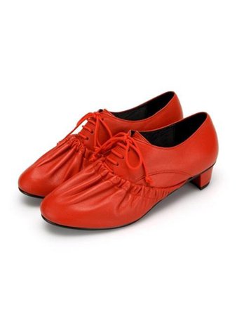 Flat Apartment A-Wt Oxford Shoes - Red | Garmentory