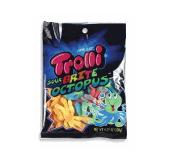 Trolli Sour Brite Octopus - Trolli Gummy Candy