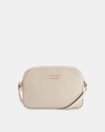 Soft leather camera bag - Taupe | Bags | Ted Baker UK