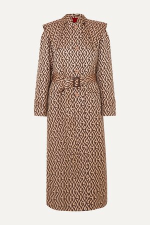 Gucci | Printed gabardine trench coat | NET-A-PORTER.COM
