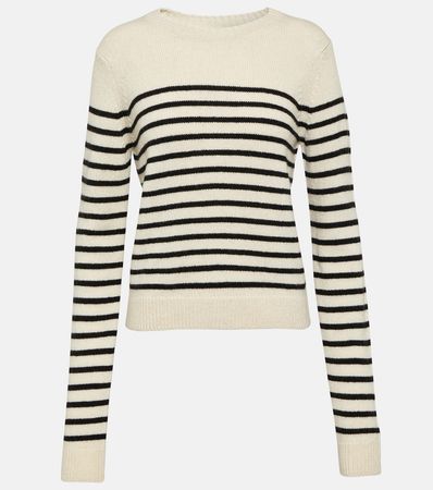 Diletta Striped Cashmere Sweater in Multicoloured - Khaite | Mytheresa