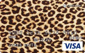 cheetah print debit card - Google Search