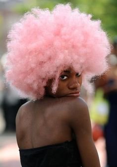 Pink Afro 1