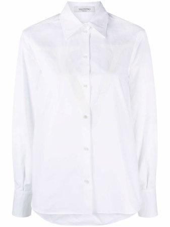 Valentino long-sleeve Cotton Shirt - Farfetch