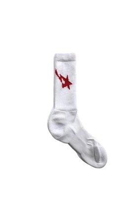 BCB “Flamesta” Wht/Red Socks