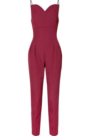 Emilia Wickstead | Selma open-back cloqué jumpsuit | NET-A-PORTER.COM