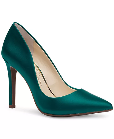 Emerald heel pump