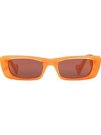 Gucci Eyewear Rectangular Frame Sunglasses - Farfetch