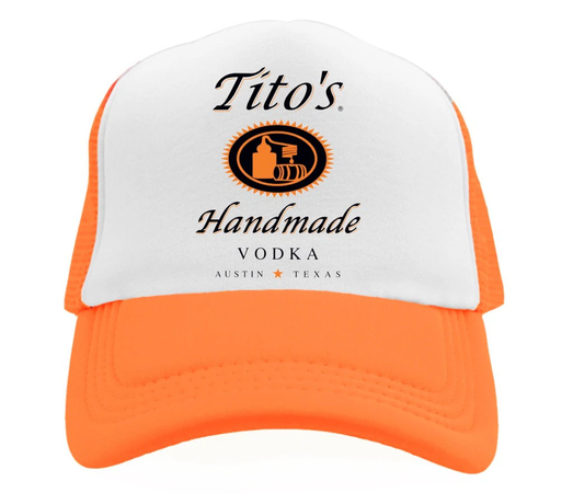 orange trucker hat