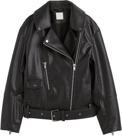 H&M leather jacket
