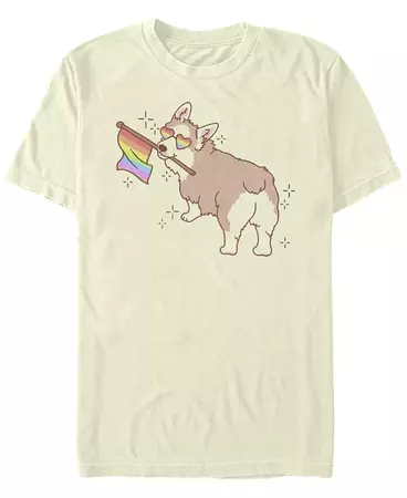 Fifth Sun Men's Pride Corgi Short Sleeve Crew T-shirt - Macy's