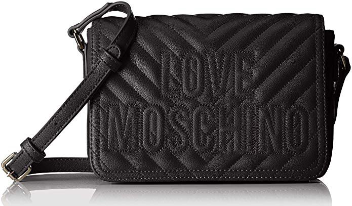 Amazon.com: Love Moschino Borsa Quilted Pu, Women’s Shoulder Bag, Black (Nero), 7x15x21 cm (B x H T): Shoes