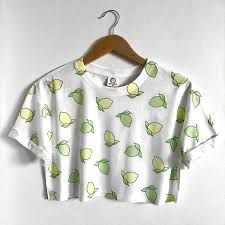 cute lemon shirt crop - Google Search