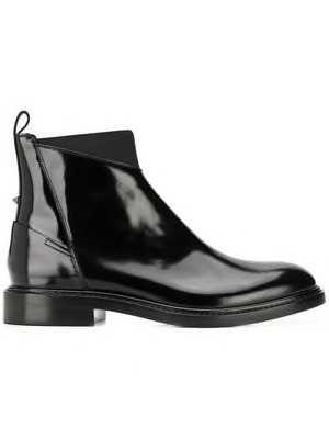 Valentino Contrast Panel Ankle Boots