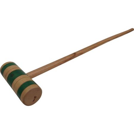 green croquet mallet
