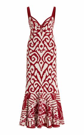 Fragante Brisa Cotton Midi Dress By Johanna Ortiz | Moda Operandi