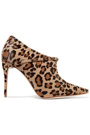 Stuart Weitzman | Atomic West leopard-print calf hair ankle boots | NET-A-PORTER.COM