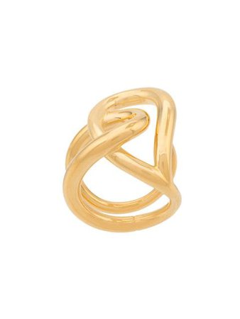 Charlotte Chesnais Sculptured Ring 19BA030VER Gold | Farfetch