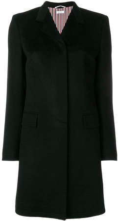Bow Back Cashmere Chesterfield Overcoat