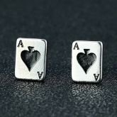 Ace of Spades Playing Card Earrings - Helloice Jewelry