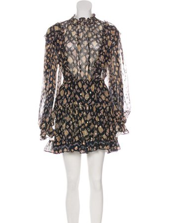 Ulla Johnson Sheer Mini Dress - Clothing - WUL34158 | The RealReal