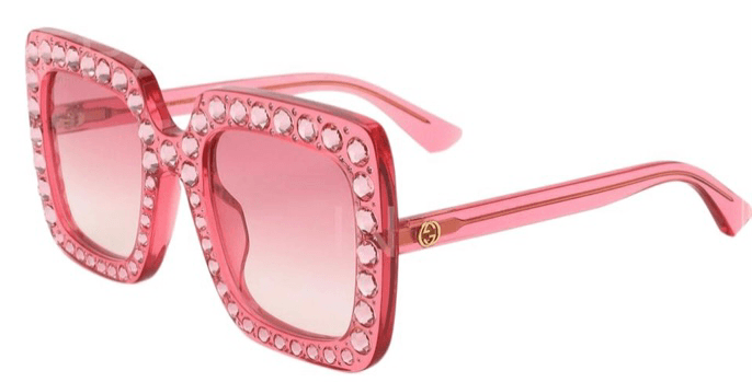 pink Gucci sunglasses