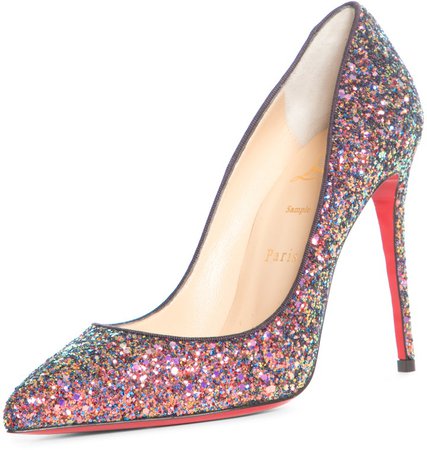 Pigalle Follies Glitter Pointed Toe Pump