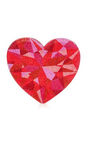 Ruby Heart Crystal Clutch By Judith Leiber Couture | Moda Operandi