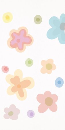 70s flowers background cute