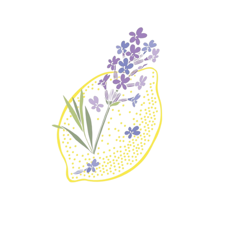 lavender and lemon