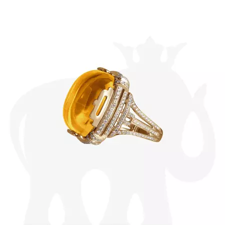 Citrine Crown Ring – Goshwara