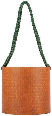 0711 Bali oval bucket shoulder bag