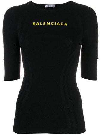 Balenciaga logo athletic top  - Shop Online - Fast Global Shipping, Price