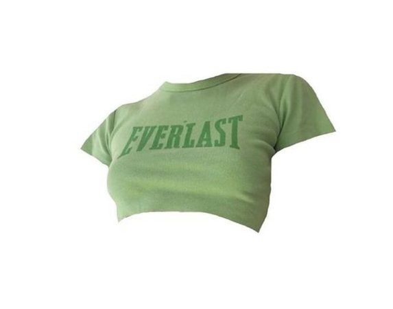 green T-shirt