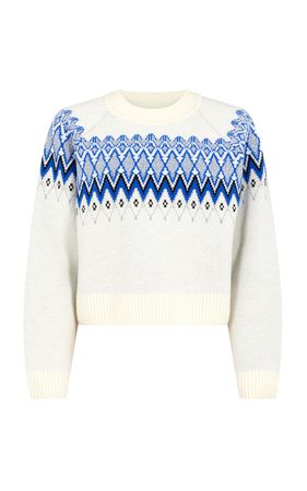 Fair Isle Wool-Blend Sweater By Paco Rabanne | Moda Operandi