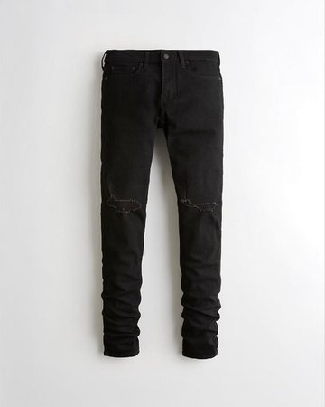 Guys Advanced Stretch Stacked Super Skinny Jeans | Guys Bottoms | HollisterCo.com