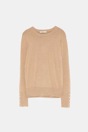 BASIC SWEATER WITH BUTTONS - NEW IN-WOMAN | ZARA United States