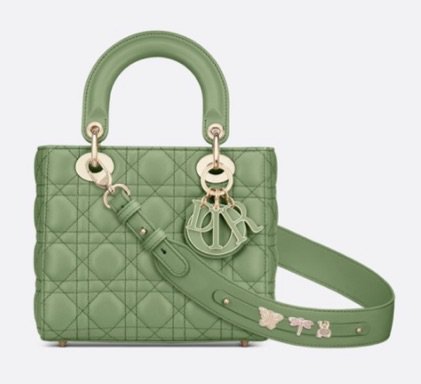 green lady dior bag