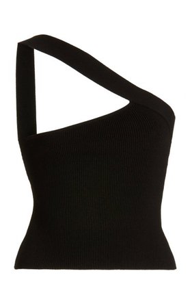 Selas One-Shoulder Ribbed-Knit Top By Gauge81 | Moda Operandi