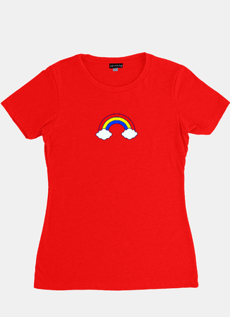 Primary Color Rainbow Tee – In Control Clothing