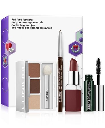 Clinique 4-Pc. Full Face Forward Not Your Average Neutrals Makeup Set, Exclusively Ours & Reviews - Makeup - Beauty - Macy's